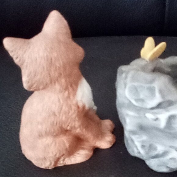 Franklin Mint 1984 Woodland Surprises Fox Handpainted Porcelain Figuire - Picture 13 of 16